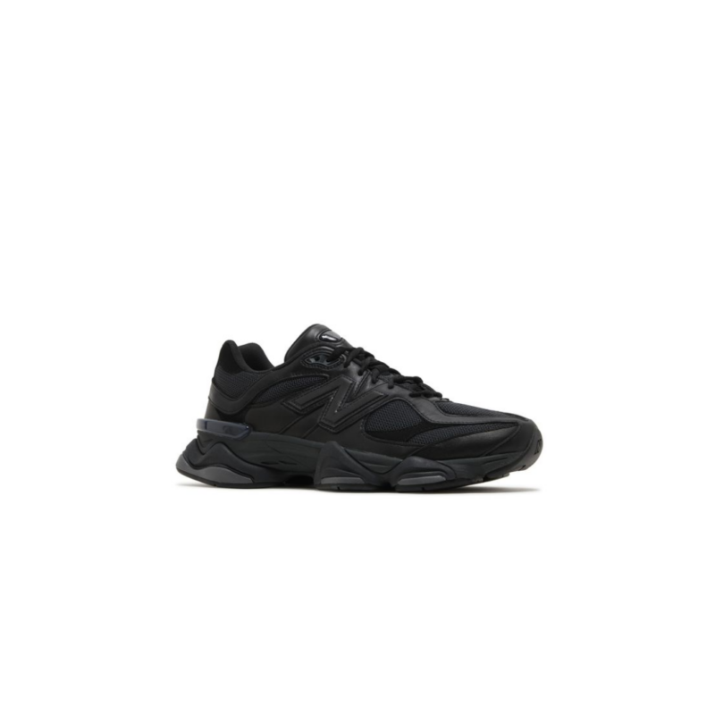 New Balance 9060 'Triple Black Leather' - Image 2