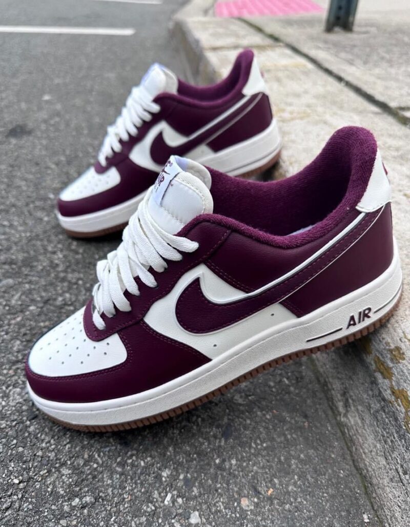 Nike Air Force 1 "Burgundy White"